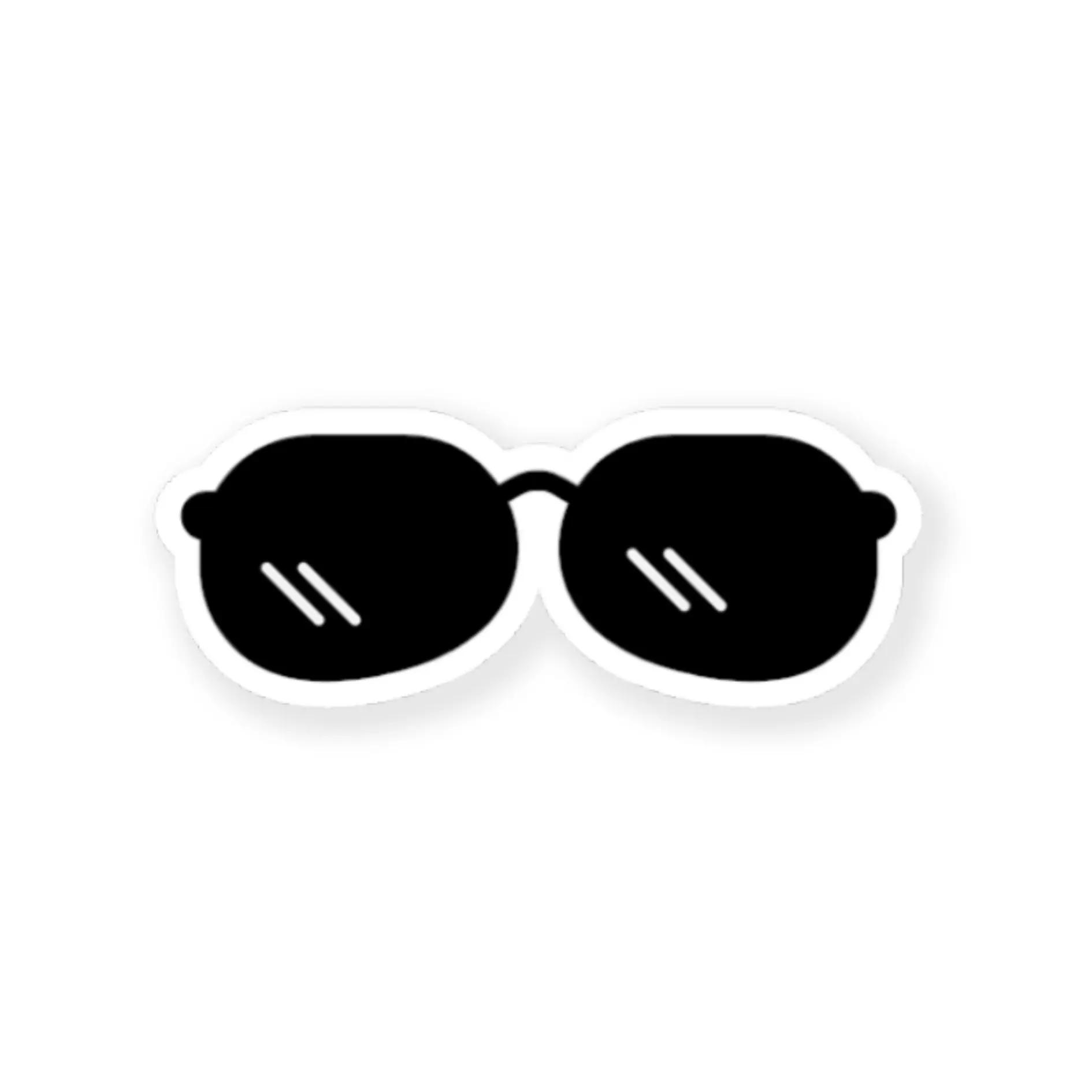 Sunglasses Sticker Cool Cage