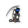 Cartoon Blue Eyed Reaper Sticker