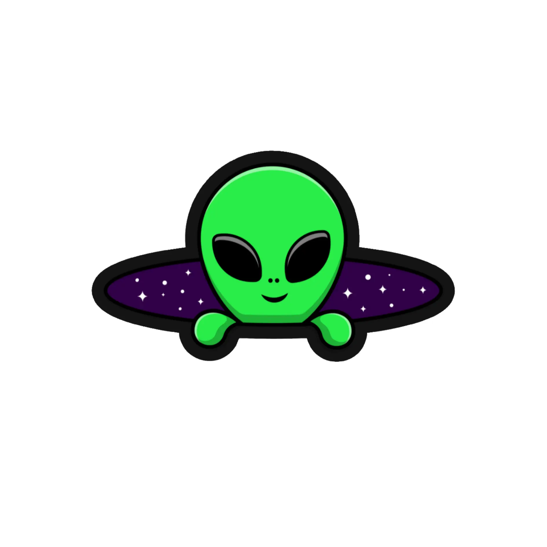 Cute Alien Sticker - Cool Cage
