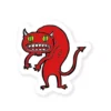 Demon Cool Cage Sticker Demon Sticker