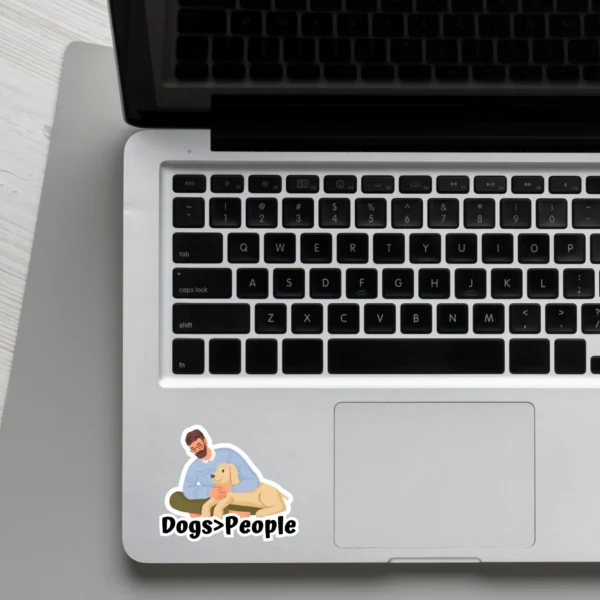 Dogs Superior People Cool Cage Sticker (2) Dogs Superior People Sticker