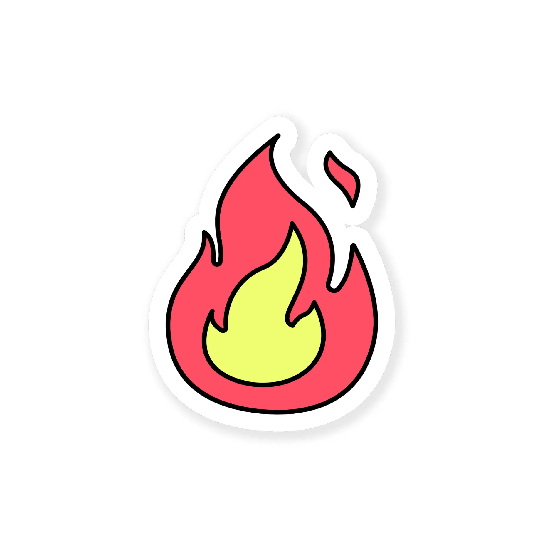 Fire Sticker - Cool Cage