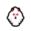 Halloween Demon Ghost Sticker