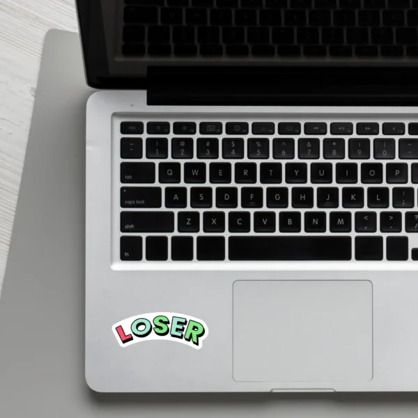 Loser Cool Cage Sticker (2) Loser Sticker