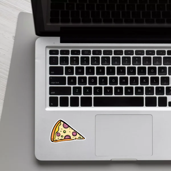 Pizza Slice Cool Cage Sticker (2) Pizza Slice Sticker