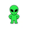 Question Alien Sticker