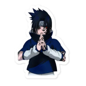 Sasuke Uchiha Cool Cage Sticker Sasuke Uchiha Sticker