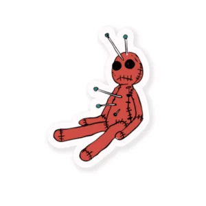 Voodoo Doll Sticker