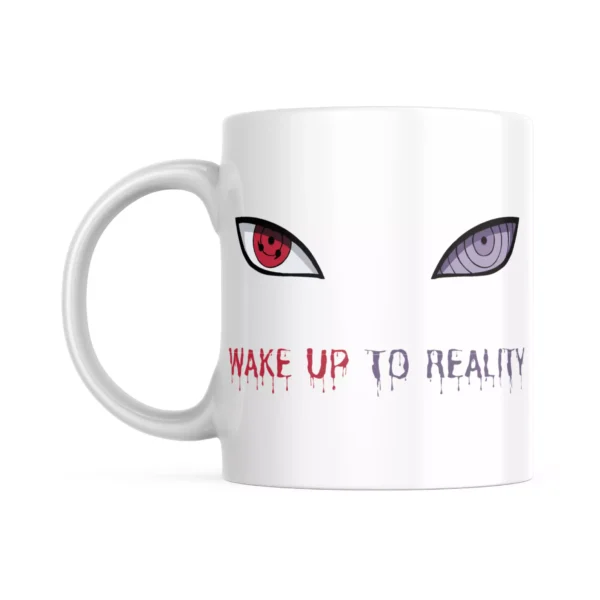 Wake Up to Reality – Madara Uchiha Eyes Cool Cage Mug Wake Up to Reality - Madara Uchiha Eyes Mug
