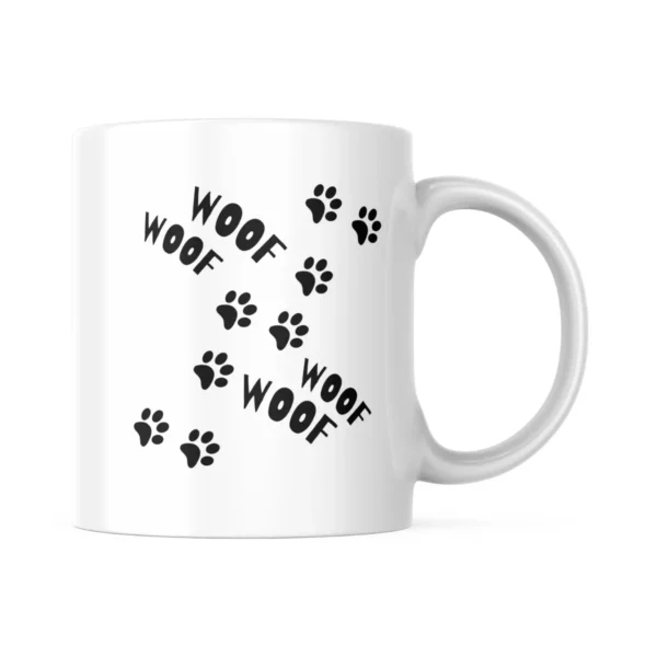 Woof Dog Cool Cage Back Mug Woof Dog Mug