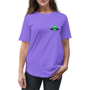 CoolCage Premium Cotton Oversized Aliens Watching You T-shirt