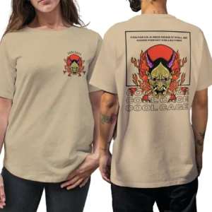 CoolCage Premium Cotton Oversized Beast C Dragon T-shirt