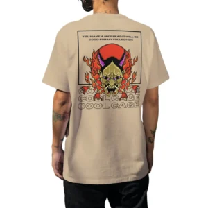 CoolCage Premium Cotton Oversized Beast C Dragon T-shirt
