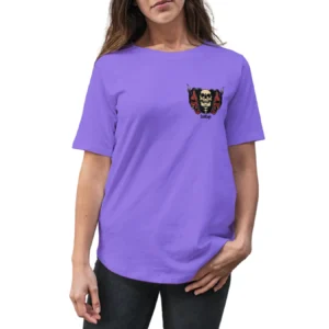 CoolCage Premium Cotton Oversized Demon Skull T-shirt