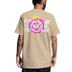 CoolCage Premium Cotton Oversized Happy Drippy T-shirt