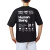 Human Being Proven Premium Oversized Cotton T-Shirt by Cool Cage.