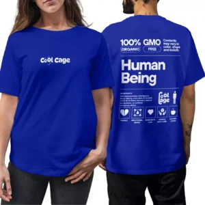 CoolCage Premium Cotton Oversized Human Being ProvenT-shirt