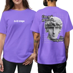 CoolCage Premium Cotton Oversized I Am Original T-shirt