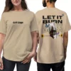 Let It Burn Oversized Cotton Tshirt CoolCage Premium Cotton Oversized Let It Burn T-shirt