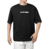 CoolCage Premium Cotton Black Oversized Overcoming Demon T-shirt
