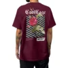 CoolCage Premium Cotton Oversized Vintage Rose T-shirt