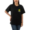 CoolCage Premium Cotton Black Oversized Wish You Were Here T-shirt