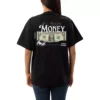 CoolCage Premium Cotton Black Oversized I'll Make Money T-shirt