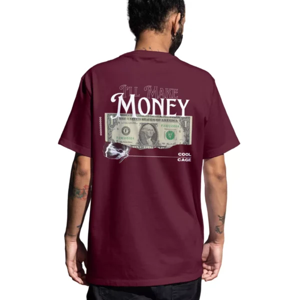 'll Make Money Oversized Cotton Tshirt (9) CoolCage Premium Cotton Oversized I'll Make Money T-shirt