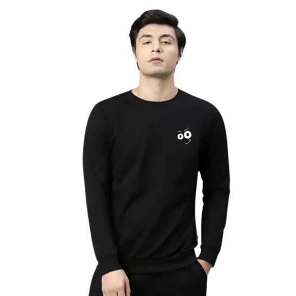 4 Black Unisex Sweatshirt