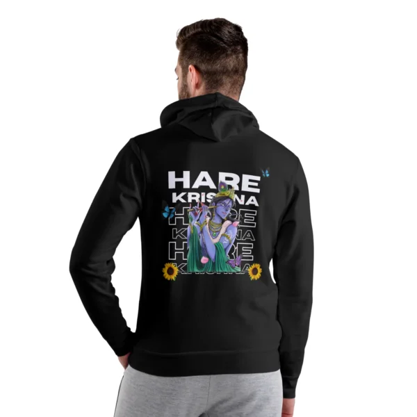 Coolcage Black Hoodie (2) CoolCage Hare Krishna Hoodie