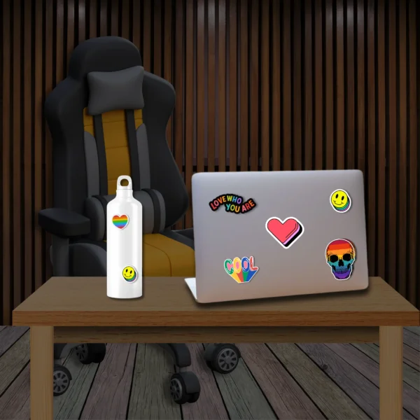 9 (3) Lgbtq pride Coolcage stickers pack (6 stickers)
