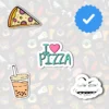 Foodie Coolcage stickers pack (5 stickers)