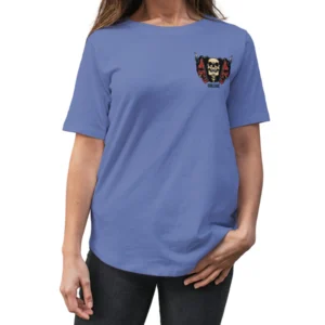 Coolcage Demon Skull Unisex Oversized Purple Tshirt