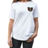 Coolcage Demon Skull Unisex Oversized White Tshirt