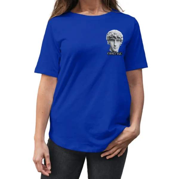 CoolCage I Am Original Unisex Oversized T-shirt (10) Coolcage I Am Original Unisex Oversized Blue Tshirt