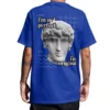 Coolcage I Am Original Unisex Oversized Blue Tshirt