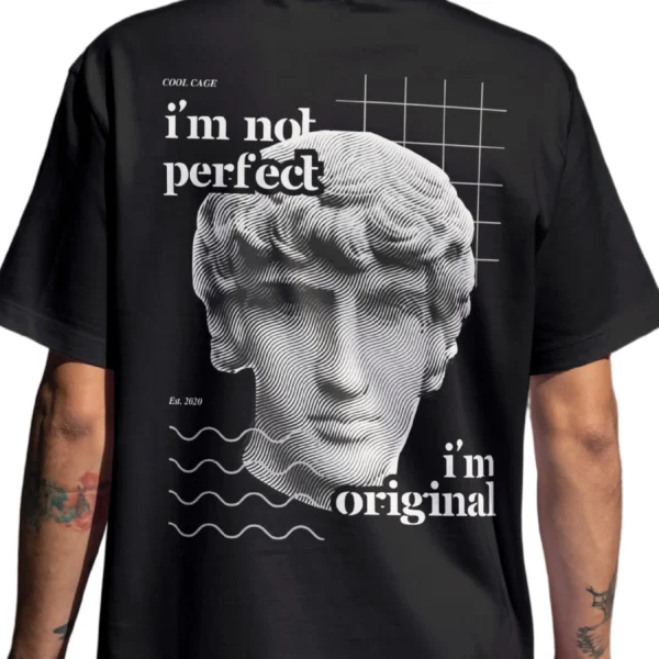 CoolCage I Am Original Unisex Oversized T-shirt (15) Coolcage I Am Original Unisex Oversized Black Tshirt