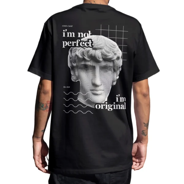 CoolCage I Am Original Unisex Oversized T-shirt (16) Coolcage I Am Original Unisex Oversized Black Tshirt