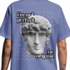 Coolcage I Am Original Unisex Oversized Purple Tshirt