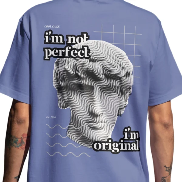 CoolCage I Am Original Unisex Oversized T-shirt (7) Coolcage I Am Original Unisex Oversized Purple Tshirt