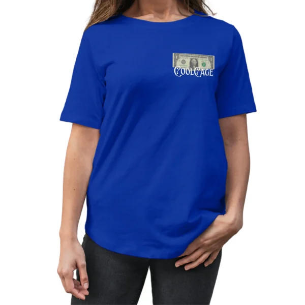 CoolCage I’ll Make Money Unisex Oversized T-shirt (6) Coolcage I'll Make Money Unisex Oversized Blue Tshirt