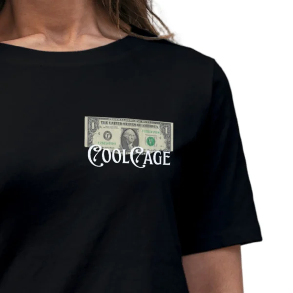 CoolCage I’ll Make Money Unisex Oversized T-shirt (9) Coolcage I'll Make Money Unisex Oversized Black Tshirt