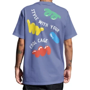 Coolcage Style with Coolcage Unisex Oversized Purple Tshirt