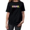 Coolcage Great Things Await Unisex Oversized Black Tshirt