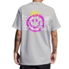 Coolcage Happy Drippy Unisex Oversized Grey Tshirt