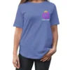 Coolcage Happy Drippy Unisex Oversized Purple Tshirt