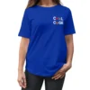 Coolcage Human Being Proven Unisex Oversized Blue Tshirt