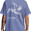 Coolcage I am Cool Unisex Oversized Tshirt (2) Coolcage I Am Cool Unisex Oversized Purple Tshirt