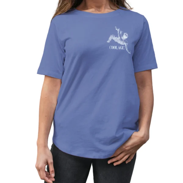 Coolcage I am Cool Unisex Oversized Tshirt (3) Coolcage I Am Cool Unisex Oversized Purple Tshirt