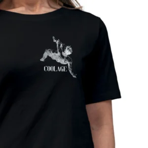 Coolcage I Am Cool Unisex Oversized Black Tshirt